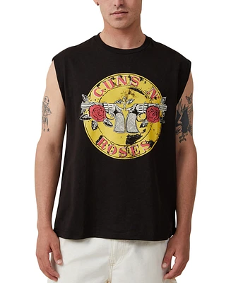 Cotton On Men's Oversized License Muscle T-shirt