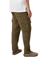 Cotton On Men's Cargo Linen Pants