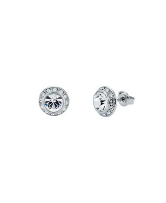 Soletia: Solitaire Sparkle Crystal Stud Earrings