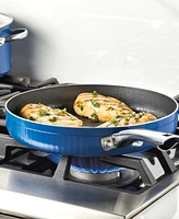 Farberware Style Aluminum Nonstick 11.25" Cookware Deep Round Grill Pan