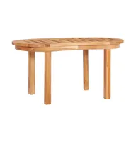 Coffee Table 35.4"x19.7"x17.7" Solid Teak Wood