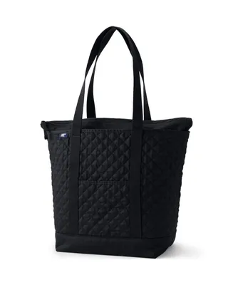 Lands' End Large Classic Quilted Tote Bag