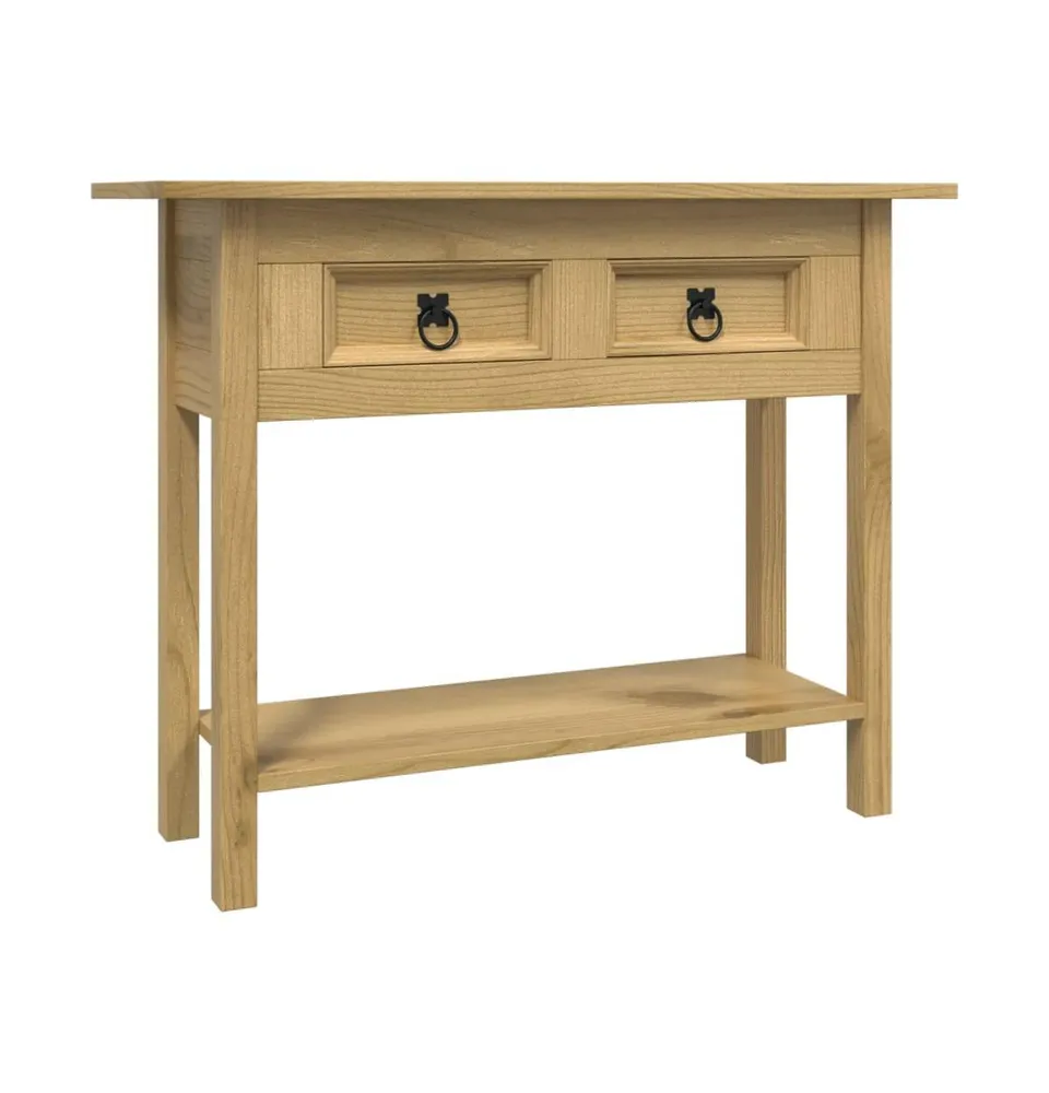 Console Table Mexican Pine Corona Range 36.6"x13.6"x28.7"