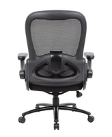 Boss Office Products 43.5-46.5" Polyester Mesh Heavy Duty Chair