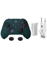 Play Vital Samurai Edition Racing Green Anti-Slip Controller Grip With Bolt Axtion Bundle