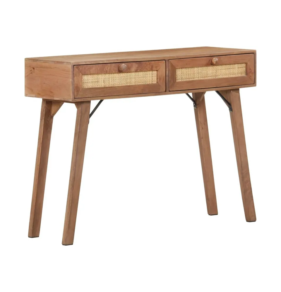 Console Table 39.4"x13.8"x29.9" Solid Mango Wood