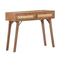 Console Table 39.4"x13.8"x29.9" Solid Mango Wood