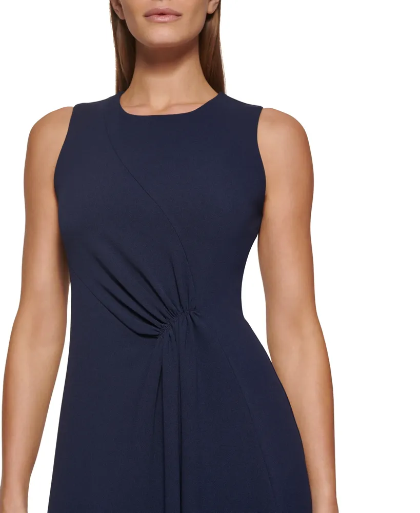 Dkny Women's Sleeveless Ruched-Front Dress