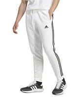 adidas Men's Essentials 3-Stripes Regular-Fit Fleece Joggers