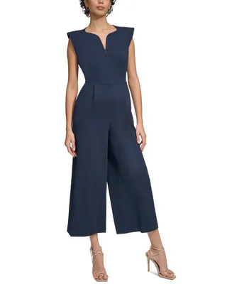 Calvin Klein Women's Sleeveless Cropped Jumpsuit