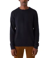 Frank And Oak Men's Textured Crewneck Long Sleeve Sweater