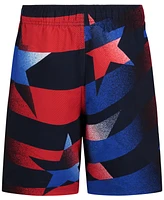 Under Armour Big Boys Ua Flag Streamer Drawstring Volley Swim Shorts