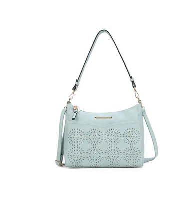 Mkf Collection Alanis Laser Cut Shoulder Bag by Mia K