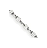 Chisel Stainless Steel 2.75mm 18 inch Anchor Chain Necklace