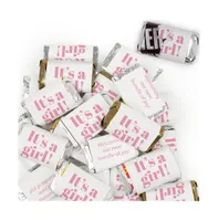 Pcs It's a Girl Baby Shower Candy Party Favors Hershey's Miniatures Chocolate