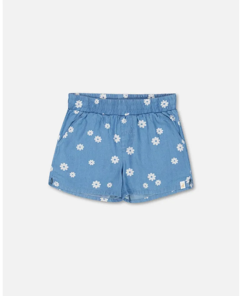 Girl Floral Chambray Short - Toddler|Child