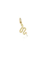 The Lovery Mini Gold Snake Charm 14K Gold