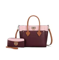 Mkf Collection Brynlee Color-Block Tote Bag by Mia K