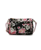 Mkf Collection Rosalie Quilted Floral Pattern Shoulder Bag by Mia K