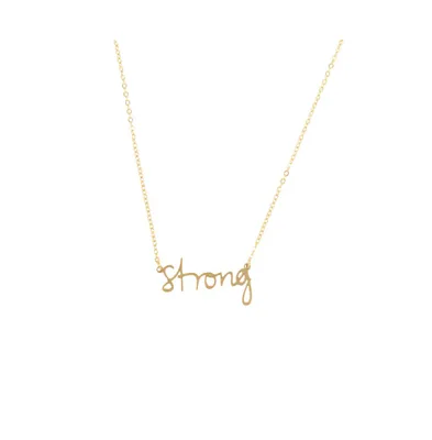 316L Absolute Affirmation "Strong" Necklace - Strong