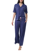 Splendid Women's 2-Pc. Notched-Collar Pajamas Set