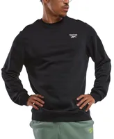 Reebok Men's Identity Vector Regular-Fit Logo-Print Fleece Sweatshirt