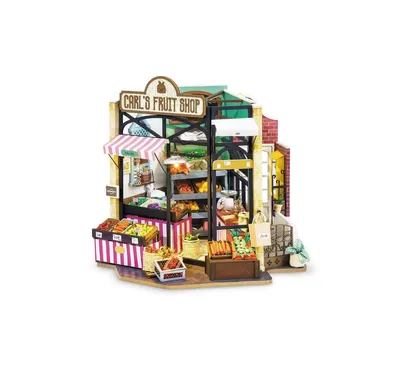 Diy 3D Dollhouse Puzzle - Carl's Fruit Shop 206pc