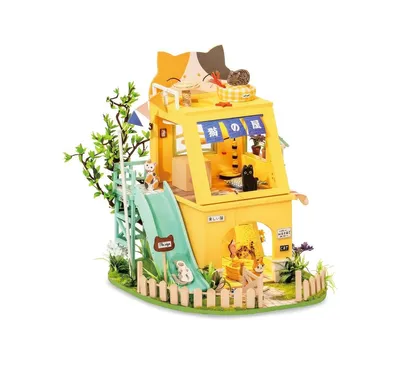 Diy 3D House Puzzle - Cat House 178 pcs