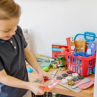 Melissa & Doug Fill & Roll Grocery Basket Play Set