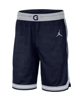 Men's Jordan Navy Georgetown Hoyas Replica Performance Basketball Shorts