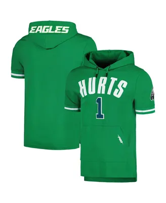 Men's Pro Standard Jalen Hurts Kelly Green Philadelphia Eagles Player Name and Number Hoodie T-shirt