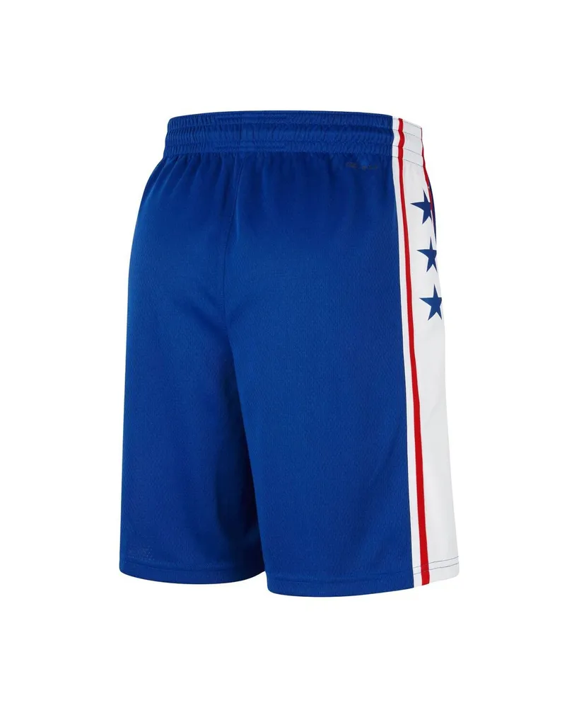 Men's Nike Royal Philadelphia 76ers Swingman Icon Edition Shorts