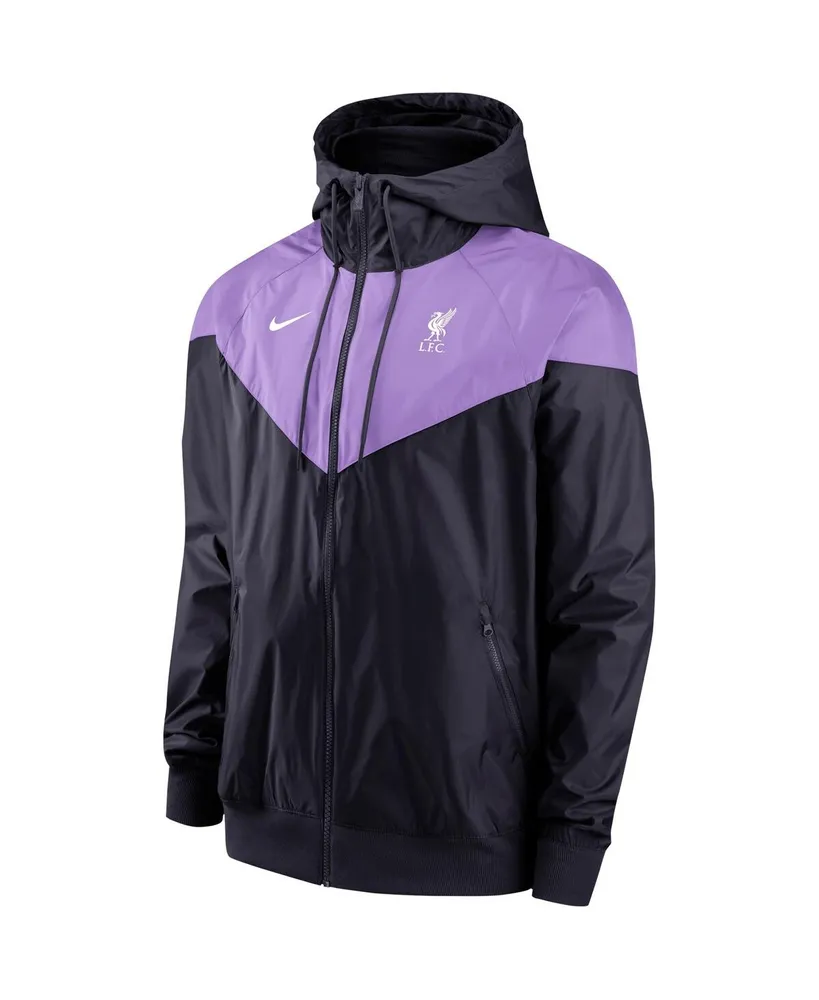 Men's Nike Purple Liverpool Windrunner Hoodie Full-Zip Jacket
