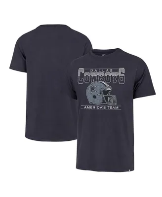 Men's '47 Brand Navy Distressed Dallas Cowboys Big and Tall Time Lock Franklin T-shirt