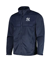 Men's Dunbrooke Heather Navy New York Yankees Explorer Full-Zip Jacket