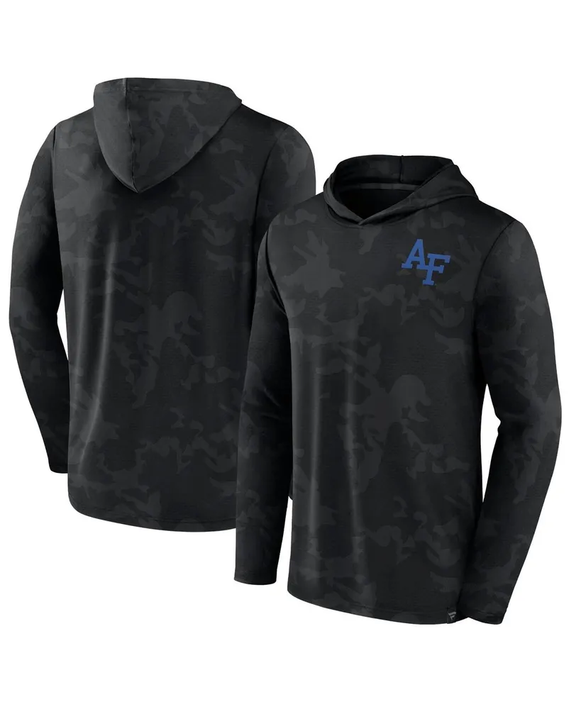 Men's Fanatics Black Air Force Falcons Camo Hoodie Long Sleeve T-shirt