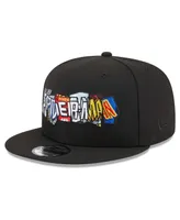 Men's New Era Black Spider-Man Titles 9FIFTY Snapback Hat