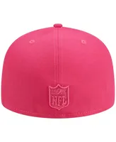 Men's New Era Pink Las Vegas Raiders Color Pack 59FIFTY Fitted Hat