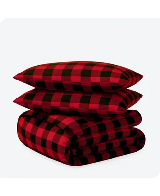 Bare Home Cotton Flannel Twin/Twin Xl Duvet Cover Set