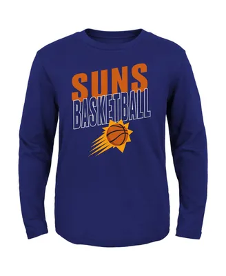 Preschool Boys and Girls Purple Phoenix Suns Showtime Long Sleeve T-shirt