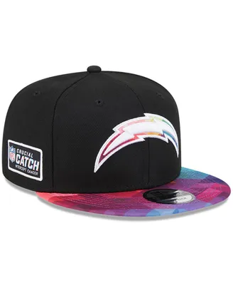 Men's New Era Black Los Angeles Chargers 2023 Nfl Crucial Catch 9FIFTY Snapback Hat