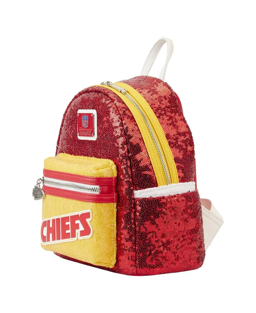 Men's and Women's Loungefly Kansas City Chiefs Sequin Mini Backpack