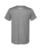 Men's 500 Level Heather Gray San Diego Fc Primary Logo Premium T-shirt