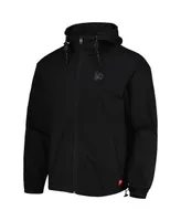 Men's Sportiqe Black Phoenix Suns Madera Ripstop Full-Zip Jacket