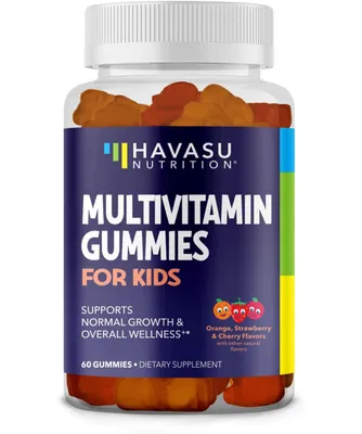 Havasu Nutrition Multivitamin Gummies for Kids, Orange Strawberry & Cherry Flavors, Havasu Nutrition, 60ct