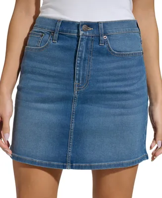 Calvin Klein Jeans Women's Mid Rise Denim Mini Skirt