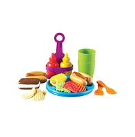 Learning Resources New Sprouts Hamburger and Hotdog Cookout! - 19 Pieces