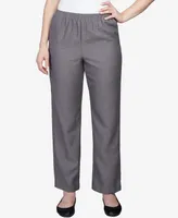 Alfred Dunner Classics Pull-On Straight-Leg Pants