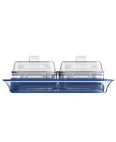 American Atelier Acrylic Tray Clear Dishes with Lids