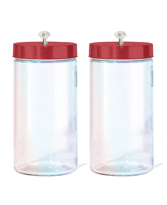 Style Setter Bling Luster Glass Jar with Lid 60 oz